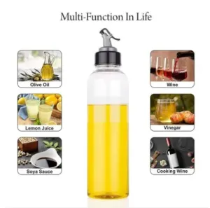 Oil Dispenser, Plastic, Transparent 1L