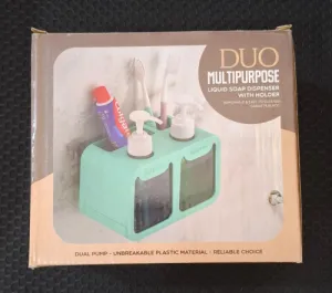 Duo Multipurpose Liquid Soap Dispenser 4-in-1